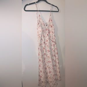 Abercombie and Fitch floral and white wrap dress size medium. New with tags